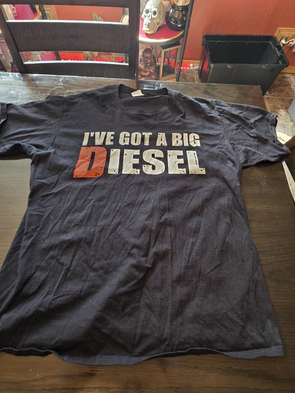 Port and Company Short-Sleeve Tee with 'I've Got A Big Diesel' Graphic